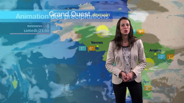 Prévisions météo pour la journée du samedi 31 décembre