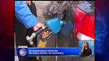 Se suspenderá atención en gasolineras en Guayaquil