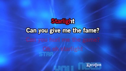 The Supermen Lovers - Starlight KARAOKE / INSTRUMENTAL