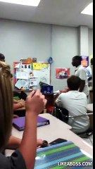 Teacher Squashes A Fight Like A Boss - Funny Videos at Videobash