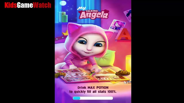 My Talking Angela Gameplay My Talking Angela Hungry Fish Game My Talking Angela Sky High Game