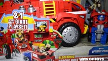 Transformers Rescue Bots Giant Playset Electronic Mobile Headquarters With Optimus