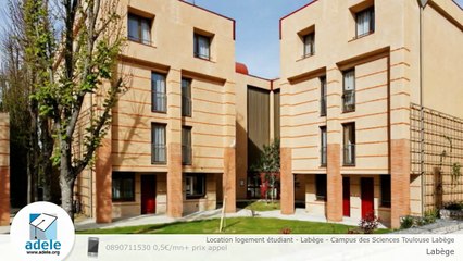Location logement étudiant - Labège - Campus des Sciences Toulouse Labège