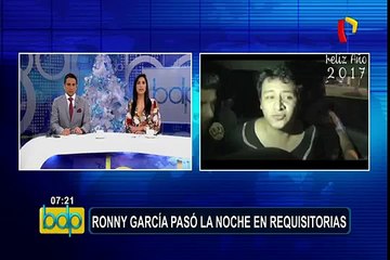 Ronny García fue trasladado a sede del Poder Judicial