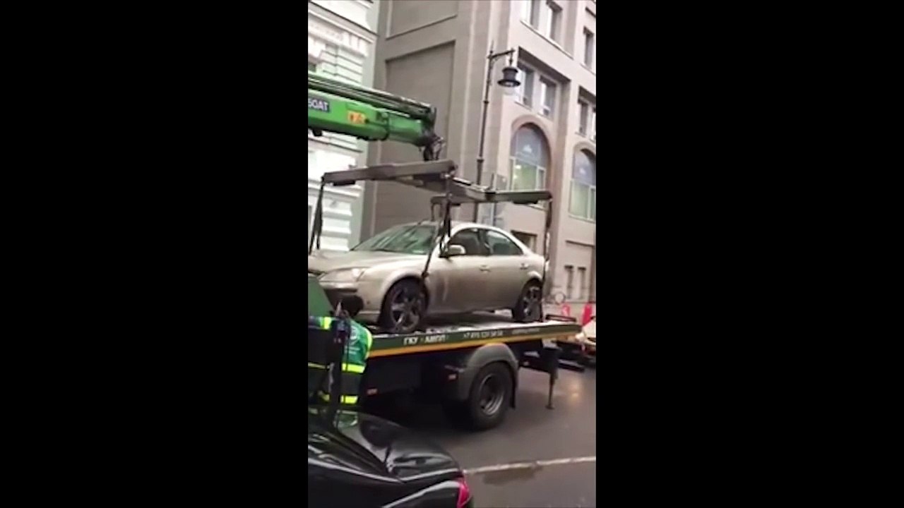 La fourrière moscovite en action