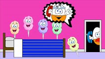 Ice Cream Sweeties Jumping On The Bed Animation Nursery Rhyme Song with Surprise Eggs For Kids