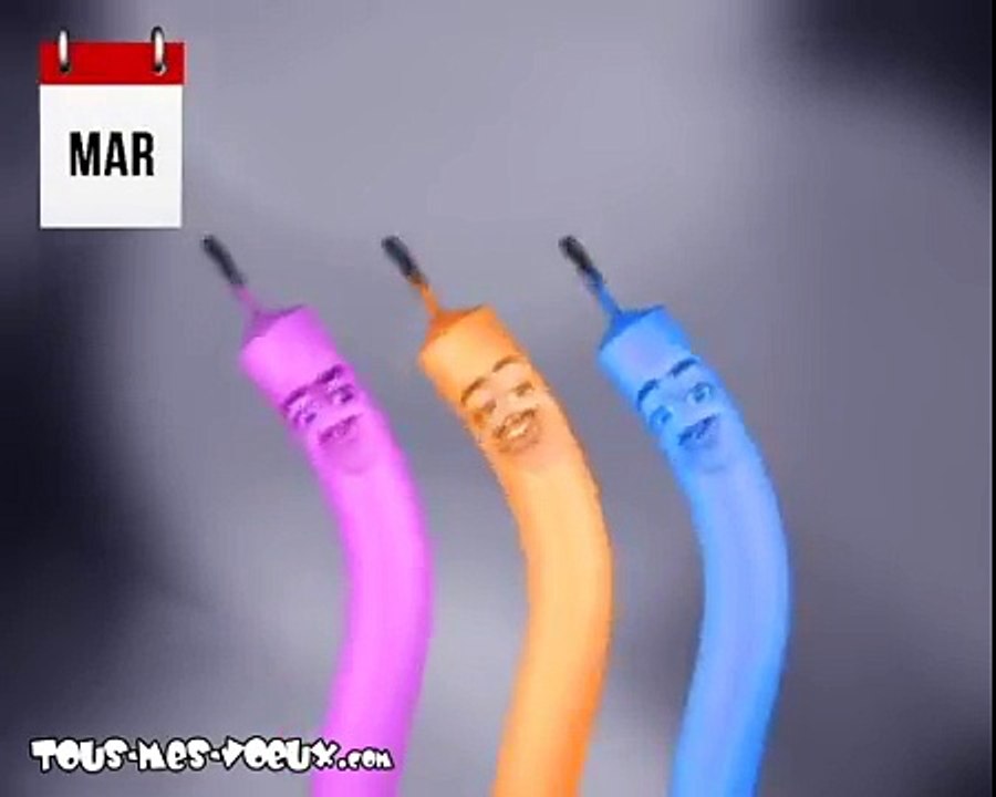 La chanson des bougies bougeantes, joyeux anniversaire humour, carte anniversaire animée-SKuoIIPQKQ8