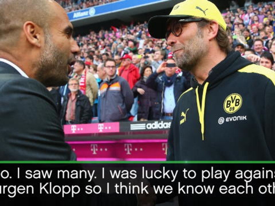 I know Klopp well - Guardiola