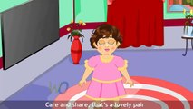 Chubby Cheeks Rhyme with Lyrics and Actions - English Nursery Rhymes Cartoon Animation Song Video