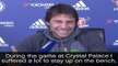 Conte adds his name to Chelsea injury list