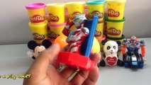 Play Doh - Disney Princess - Surprise Eggs - Toy Bears cute and Mickey Mouse, [Play Doh Toys]