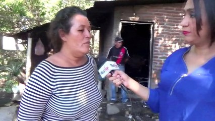 VIDEO: Humilde familia queda en la calle tras un incendio