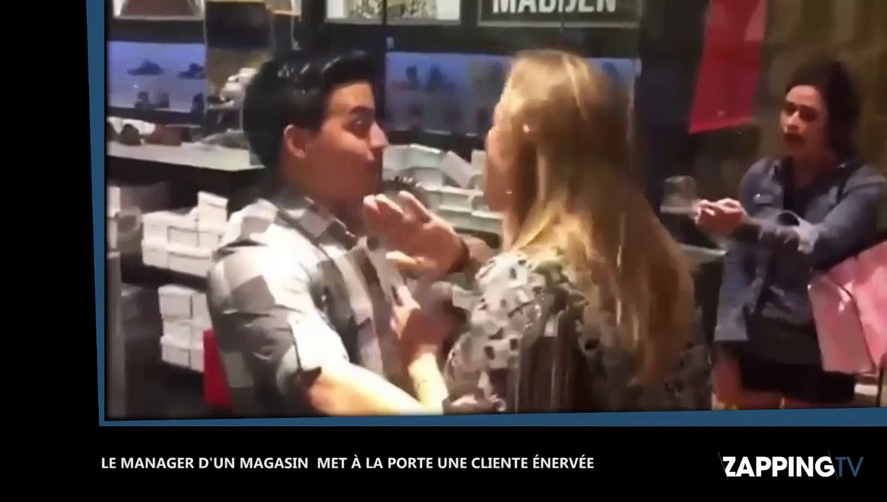 Une femme frappe la vendeuse d’un magasin, la olente dispute (déo)