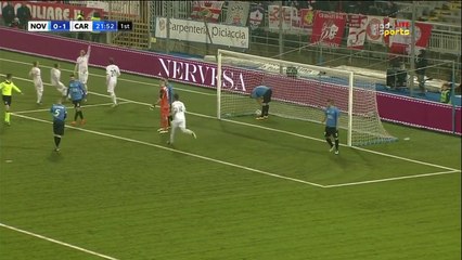 0-1 Kevin Lasagna Goal Italy  Serie B - 30.12.2016 Novara Calcio 0-1 Carpi FC