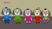 Dog Cartoons Animation Singing Finger Family Nursery Rhymes for Preschool Childrens Song