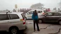 Ahmedabad Vadodara Express Highway major accident; 39 vehicles dash each other in a row due to fog
