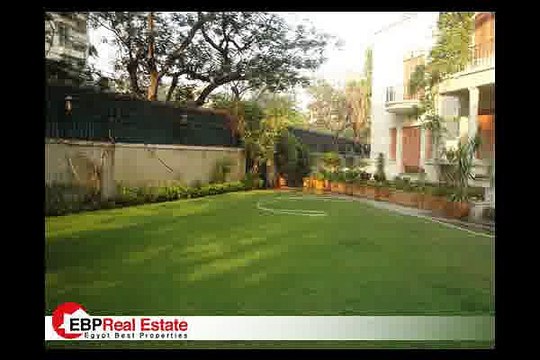 Rent Villa With Private Garden for Expats Accommodation in Sarayat Maadi Cairo Egypt