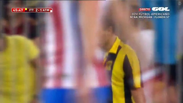 2-1 Ahmed Akaïchi Goal International Club Friendly - 30.12.2016 Ittihad Jeddah 2-1 Atlético Madrid