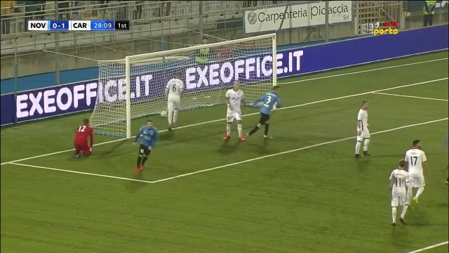 1-1 Andrey Galabinov Goal Italy Serie B - 30.12.2016 Novara Calcio 1-1 Carpi FC