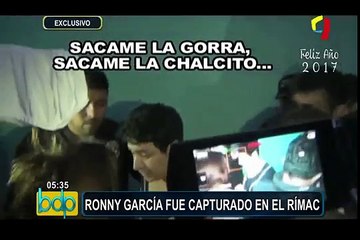 Ronny García fue trasladado a sede del Poder Judicial
