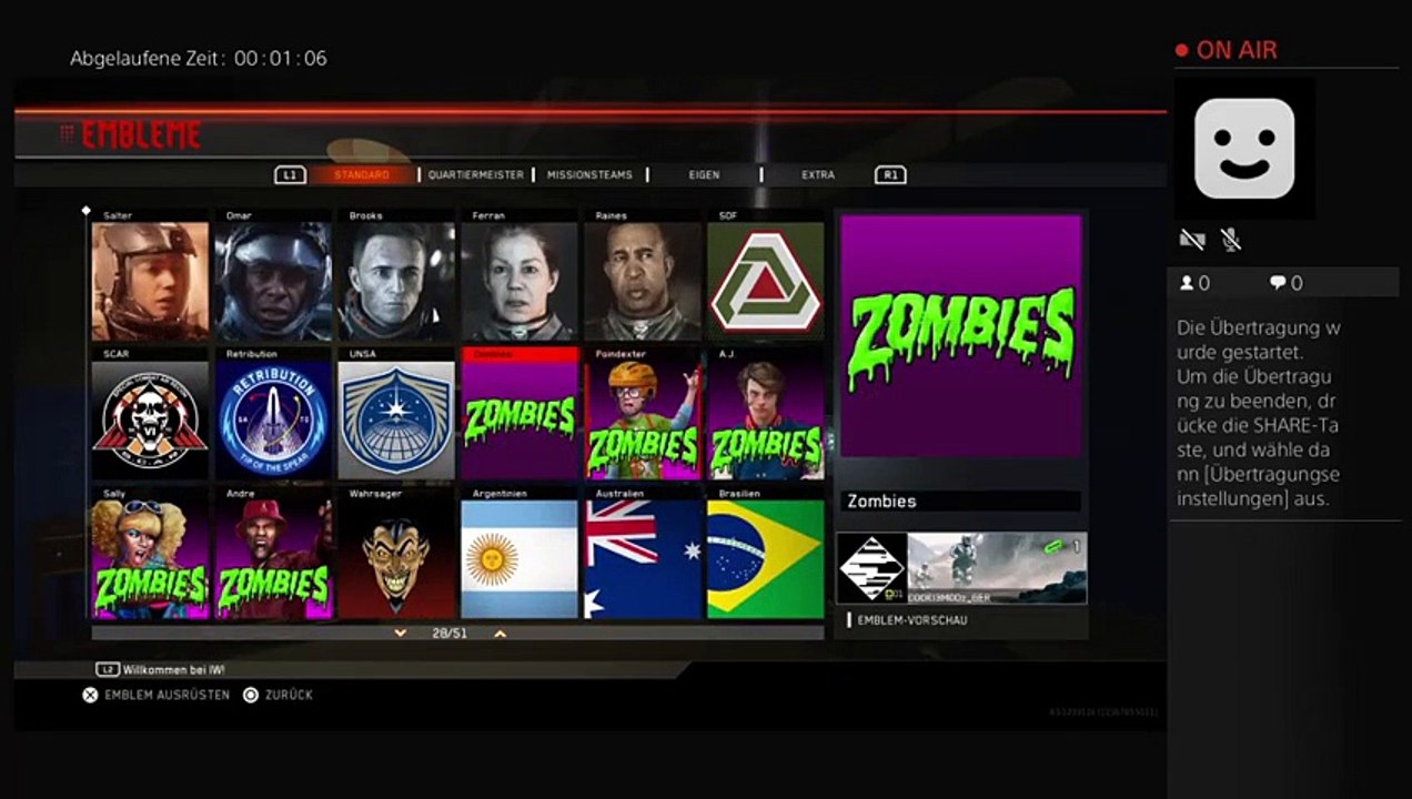 PS4-Live-Übertragung von C0OKl3M0Dz_GER