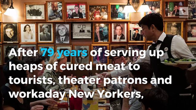 NYC's famed Carnegie Deli says goodbye after 79 years