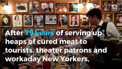NYC's famed Carnegie Deli says goodbye after 79 years