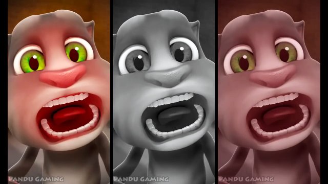 Talking Tom Cat vs Black and White Talking Tom Cat Vs Sepia Talking Tom Cat