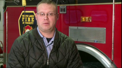 Dog Rescued from Frozen Michigan Lake