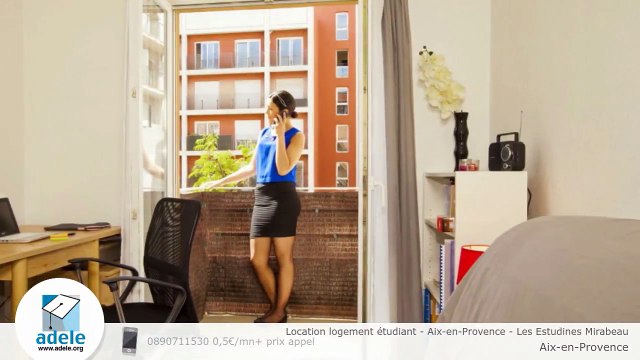 Location logement étudiant - Aix-en-Provence - Les Estudines Mirabeau