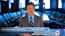 Personal Injury Attorney - Compelling Video Commercial - Personal Injury Lawyer Male Spokesperson