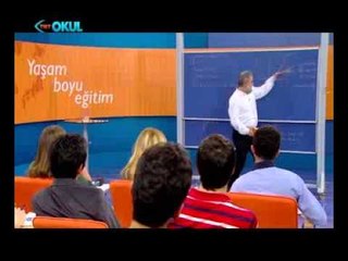 Genel Matematik  2 - 6. Bölüm - Paraboller 2 - Açık Sınıf