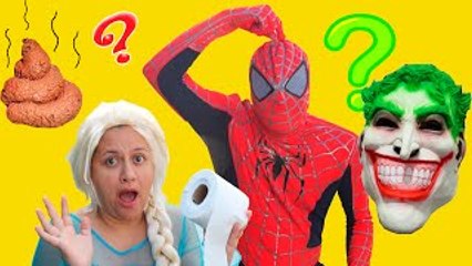 Spiderman vs Frozen Elsa vs Joker vs Hulk Mega Compilation ❄️ Funny Superheroes