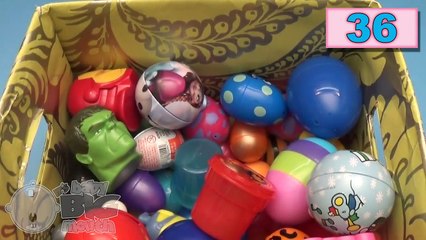 NEW Huge 101 Surprise Egg Opening Kinder Surprise Elmo Minecraft Disney Frozen Thomas the Train