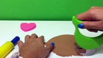Oyun hamuruyla gökkuşağı dondurma yapımı | Play Doh Rainbow Popsicle