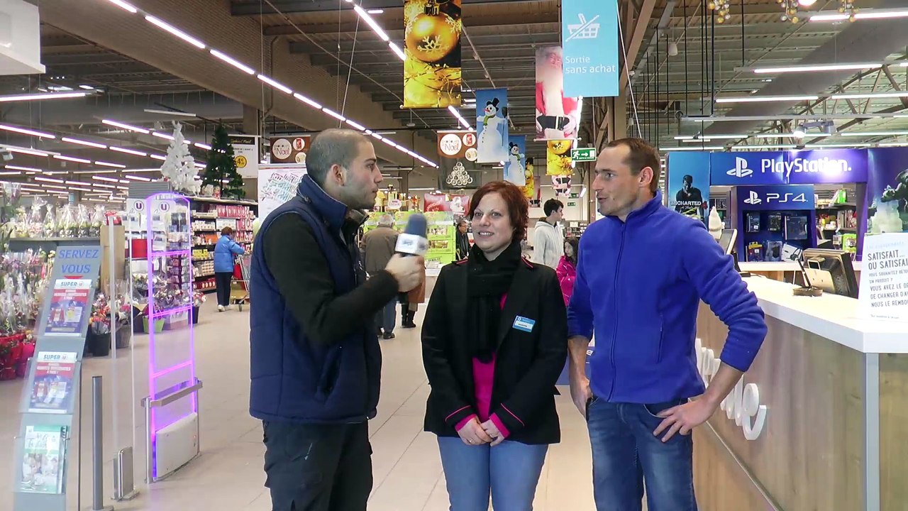 Alpes-de-Hautes-Provence : C'est le rush au Super U de Sisteron avant le réveillon