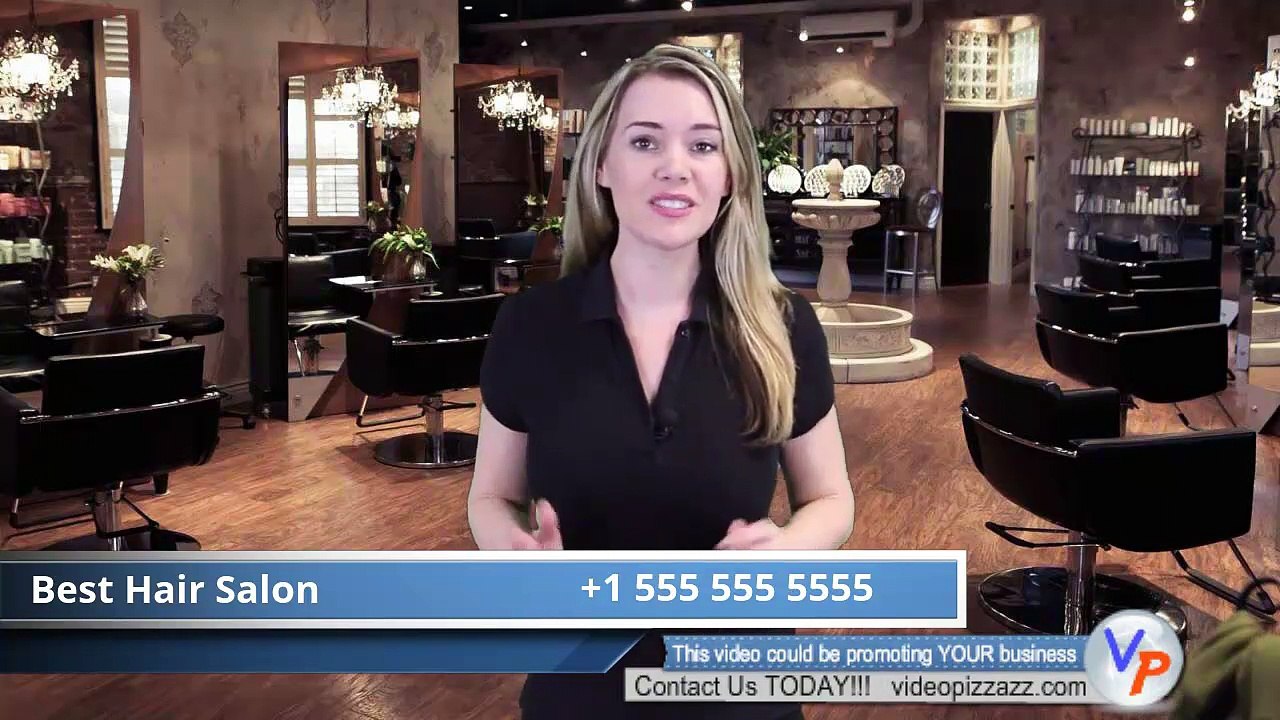 Hair Salon - Compelling and Affordable Video Commercial - Beauty Salon Female Spokesperson