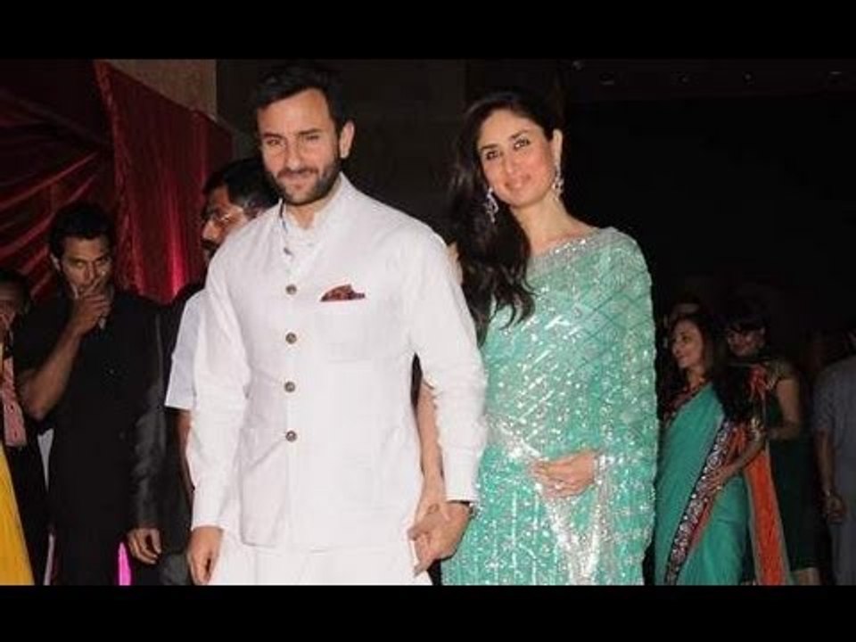 Saif Ali Khan, Kareena Kapoor & Bipasha Basu at Riteish & Genelia Reception Party