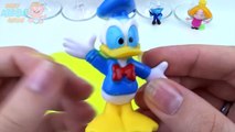 Learn Colours Clay Slime Cups Surprise Toys Donald Duck Masha and the Bear Ben and Holly Disney