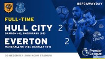 All Goals & Extended Highlights - Hull City 2-2 Everton - 30.12.16 HD