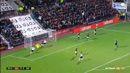 Hearts vs Aberdeen 0-1 _ All Goals - Premiership _ 30-12-2016