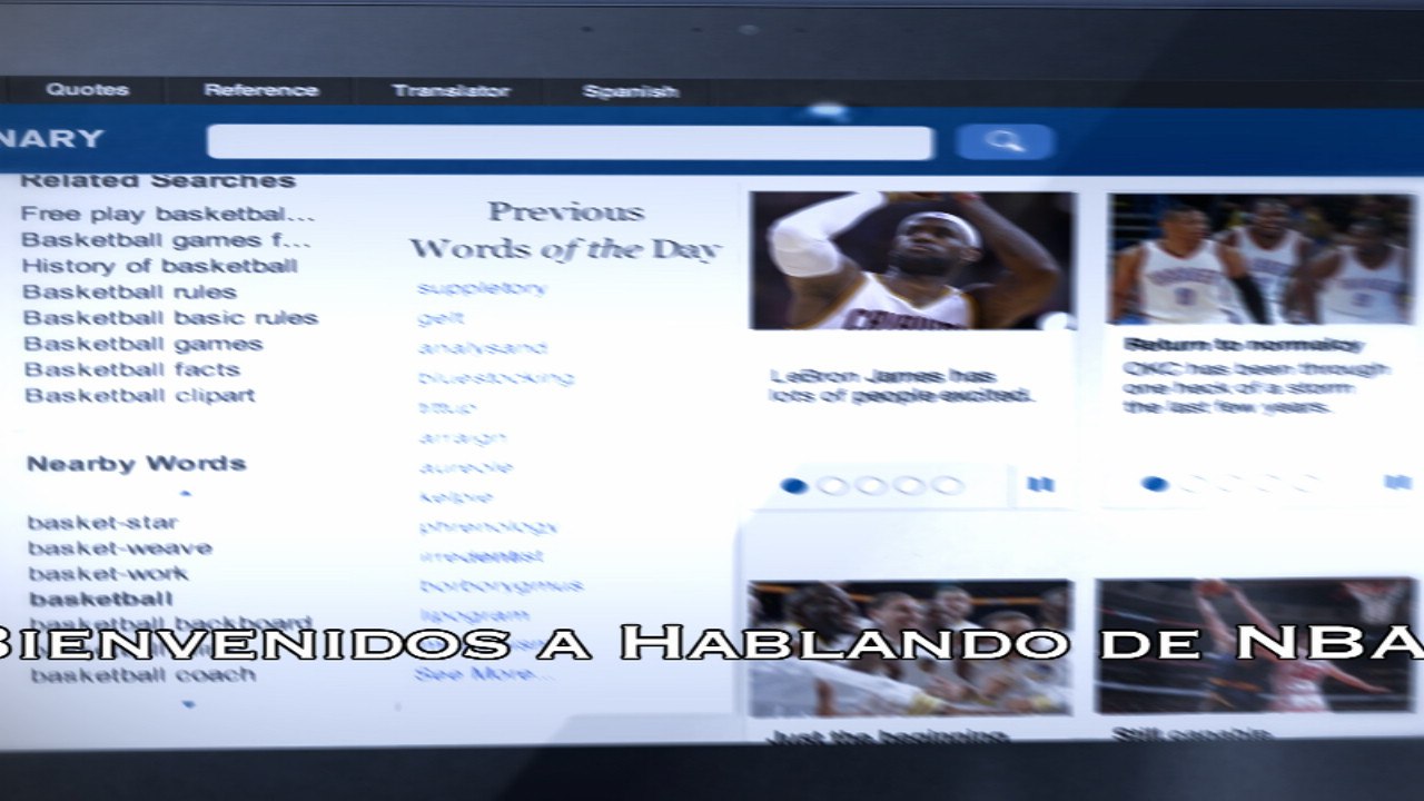 Talking NBA: Jamal Crawford - Sixth Man - Lat Am Subtitle - NBA World - NTSC