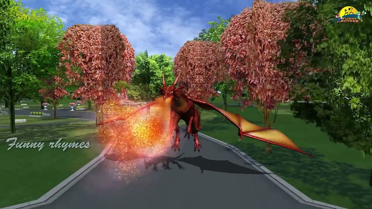 Dragon Finger Family Nursery english 3d rhymes | Children Animated finger family song