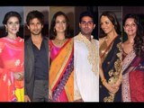 Abhishek Bachchan, Sajid Khan, Asin and Shahid Kapoor at Riteish-Genelia Sangeet Ceremony