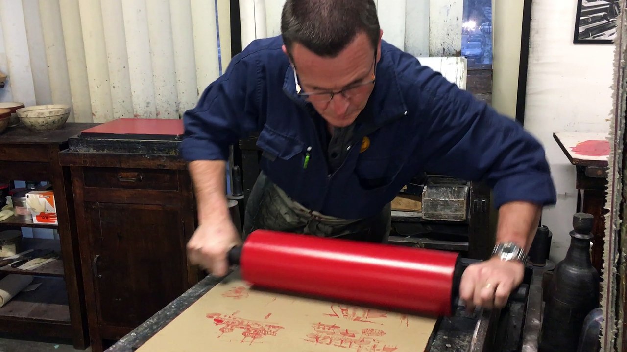 Lithographie Voeux 2017