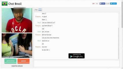 OMEGLE- DANÇARIA SE NOS BEIJÁSSEMOS (FT. MINHA NAMORADA)