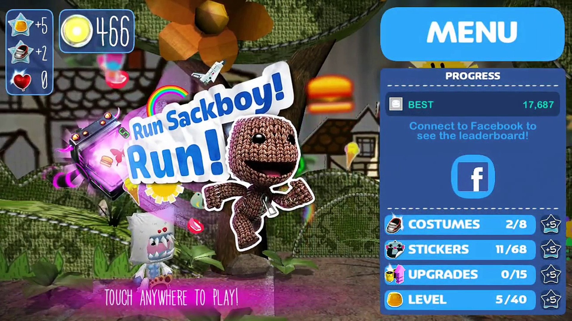 Run, Sackboy, Run! (By PlayStation Mobile) - iOS - iPhone/iPad/iPod Touch  Gameplay – Видео Dailymotion