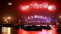 2017 new year celebration in Australia, South Korea, Japan welcome 2017!!!!