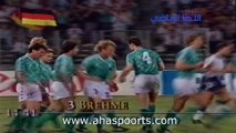اهداف مباراة المانيا و انجلترا 1-1 نصف نهائي كاس العالم 1990