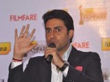 Abhishek Bachchan At Idea FILMFARE Awards 2011 Press Conference